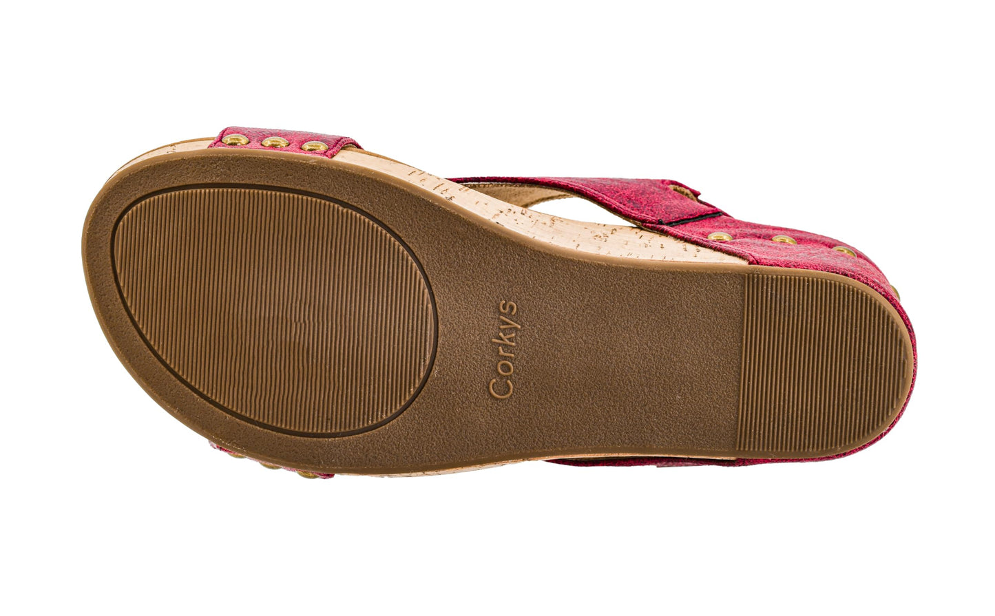 Corkys Footwear Women's Carley Wedges, Featuring Corkys EVA Foam Cushioned Insoles, A 2.5 Inch Heel, Lightweight For All Day Wear, And Hook And Loop Closure