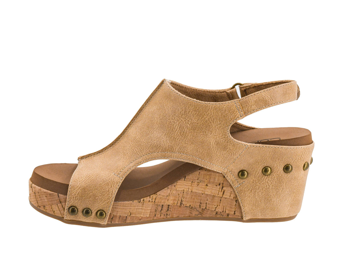 Corkys Carley Wedge Sandal — Cork Platform Heel Built for All-Day Wear