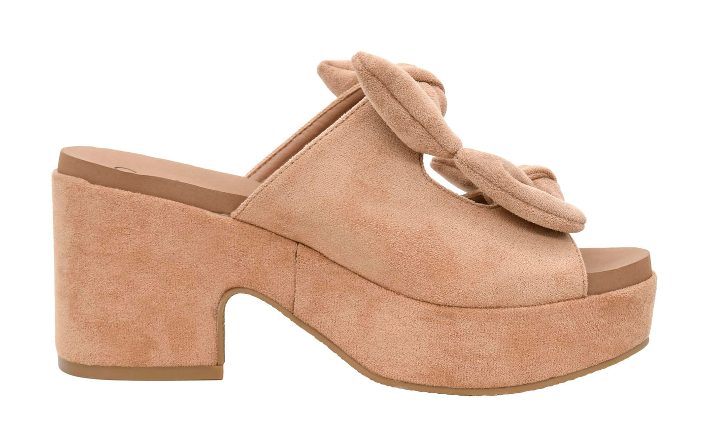 Corkys Footwear Womens Put A Bow On It Heeled Sandal - With A 3.25-Inch heel And 1-Inch platform, Chunky Heel, EVA Insole, and a Stylish Upper With Bows