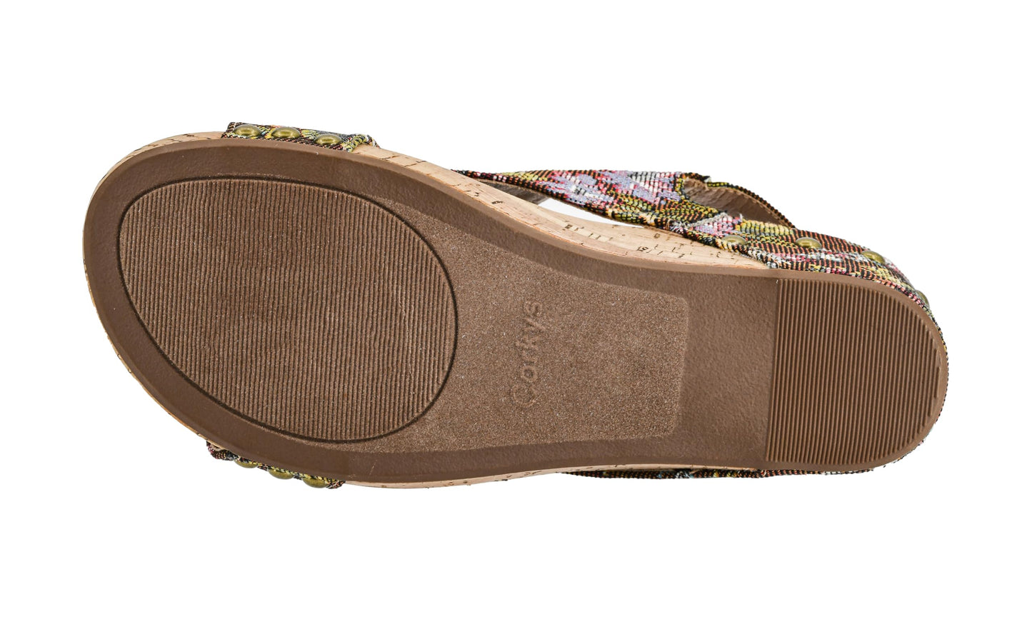 Corkys Footwear Women's Carley Wedges, Featuring Corkys EVA Foam Cushioned Insoles, A 2.5 Inch Heel, Lightweight For All Day Wear, And Hook And Loop Closure