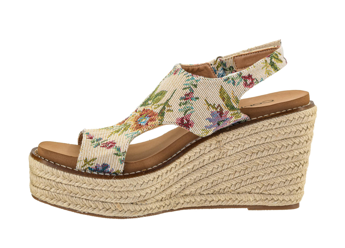 Corkys Footwear Women's Freddie Wedge Sandals with 3.75-Inch Heel and 2-inch Platform- Comfort-Enhancing EVA Insoles, and Stylish Jute Wrapped Bottom Design