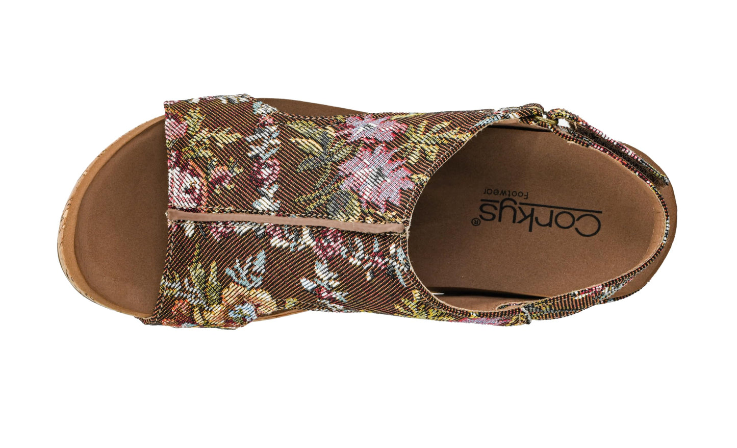 Corkys Footwear Women's Carley Wedges, Featuring Corkys EVA Foam Cushioned Insoles, A 2.5 Inch Heel, Lightweight For All Day Wear, And Hook And Loop Closure