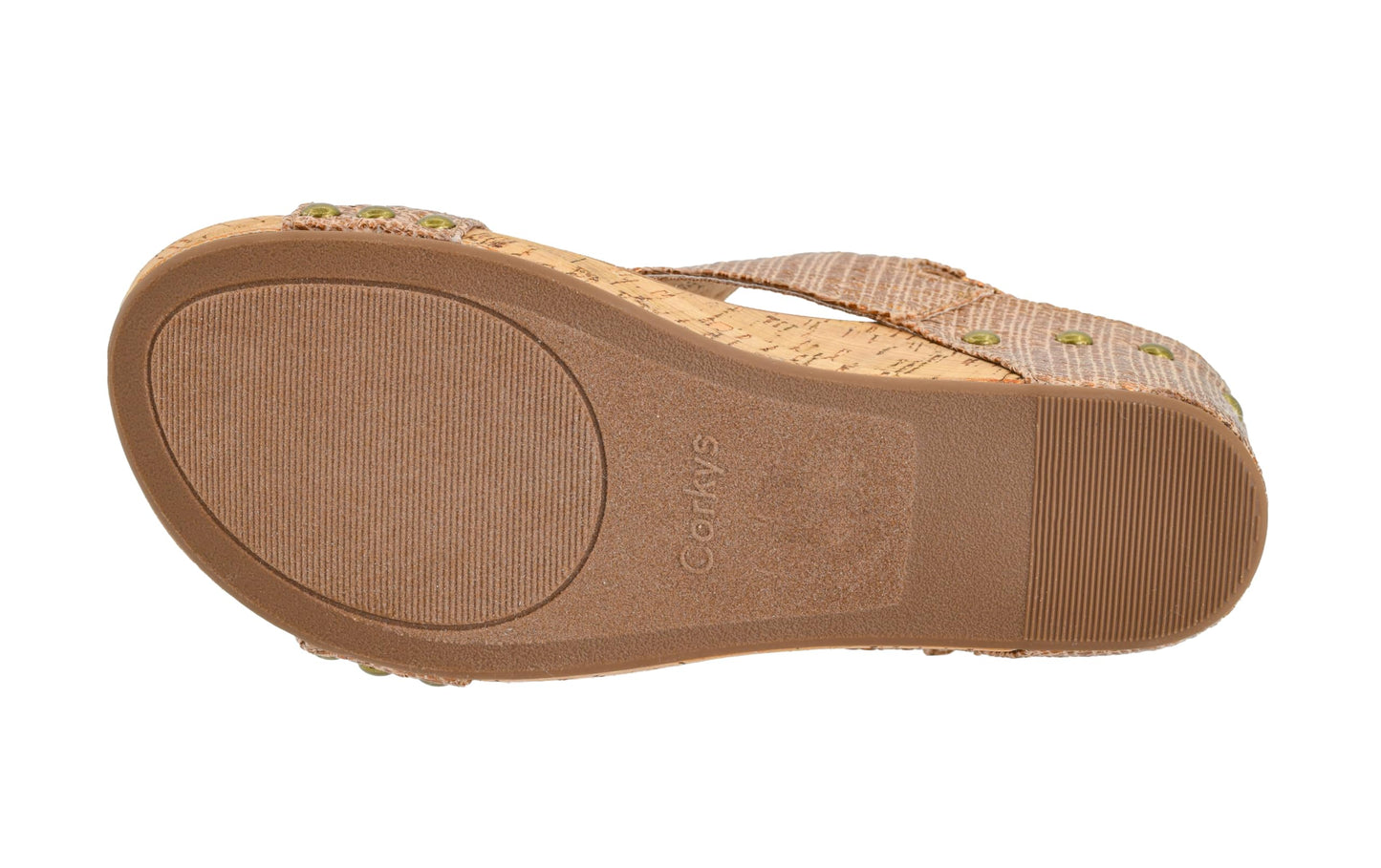 Corkys Footwear Women's Carley Wedges, Featuring Corkys EVA Foam Cushioned Insoles, A 2.5 Inch Heel, Lightweight For All Day Wear, And Hook And Loop Closure