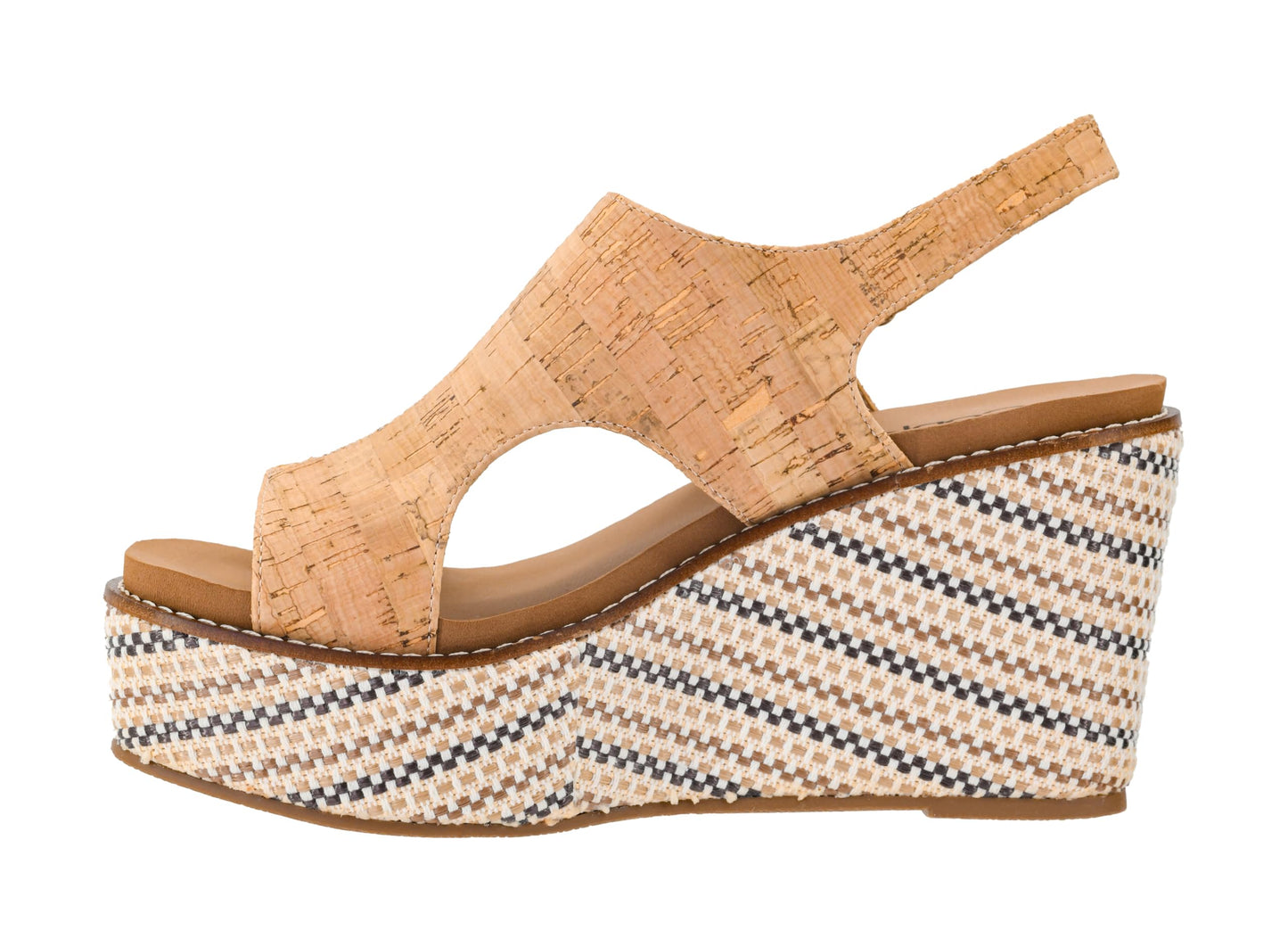 Corkys Footwear Women's Freddie Wedge Sandals with 3.75-Inch Heel and 2-inch Platform- Comfort-Enhancing EVA Insoles, and Stylish Jute Wrapped Bottom Design