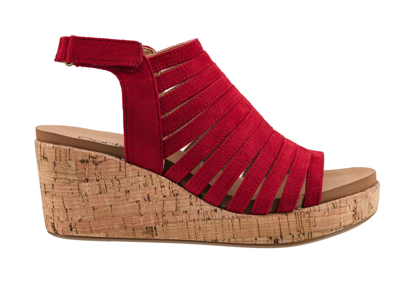 Corkys Footwear Women's Oopsie Daisey Wedge - Featuring a 2.5-Inch Heel, A Strappy and Breathable Upper, Signature Corkys Soft EVA Insoles for All-Day Wear