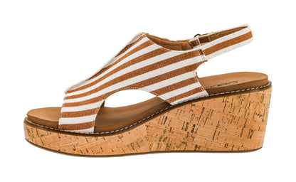 Corkys Footwear Womens Carley Wedges, Featuring Corkys EVA Foam Cushioned Insoles, A 2.5 Inch Heel, Lightweight For All Day Wear, And Hook And Loop Closure