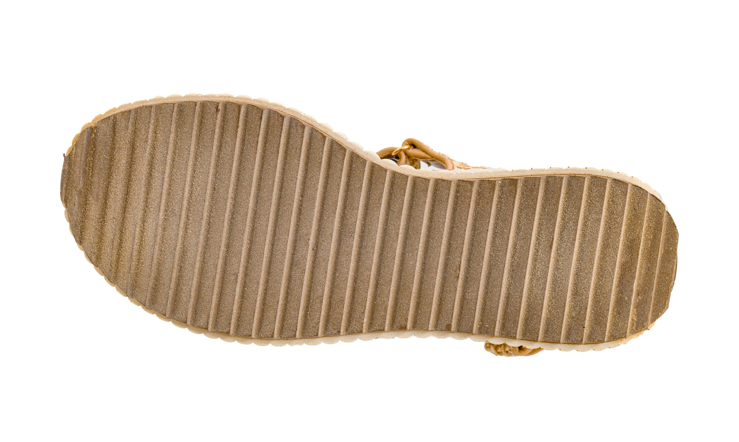 Corkys Footwear Women's Total Catch Flip Flop Sandals: Criss-Cross Style Straps with 1.75-Inch Platform and Secure Hook And Loop Ankle Closure for Comfort and Fashion