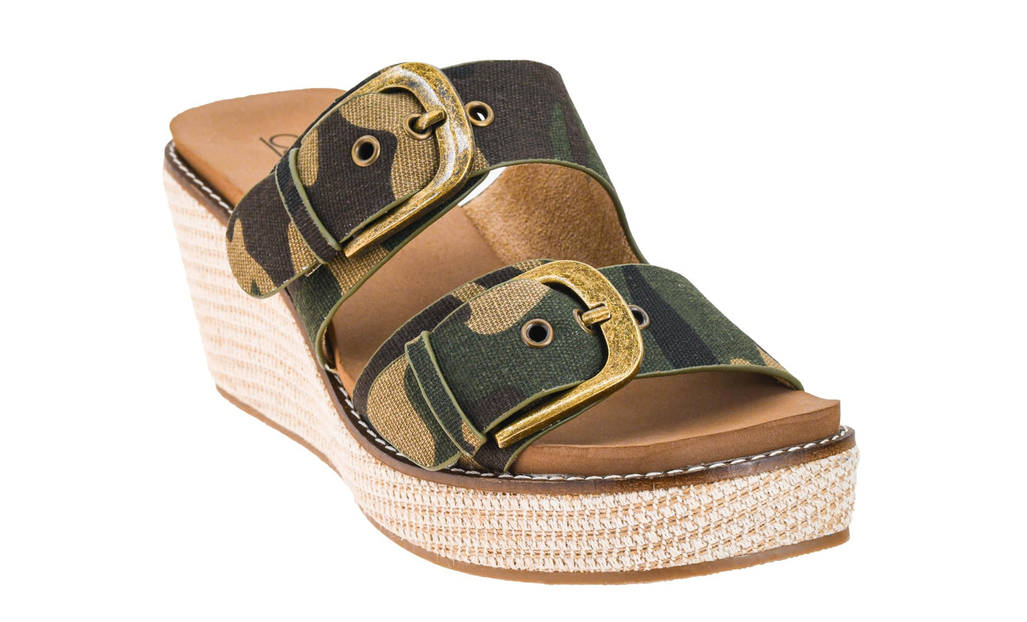 Corkys Footwear Womens 2.5-inch Manifest Wedge - Featuring Two Straps with Adjustable Buckles, Corkys Signature EVA Insoles for All-Day Comfort, and a Wrapped Outsole