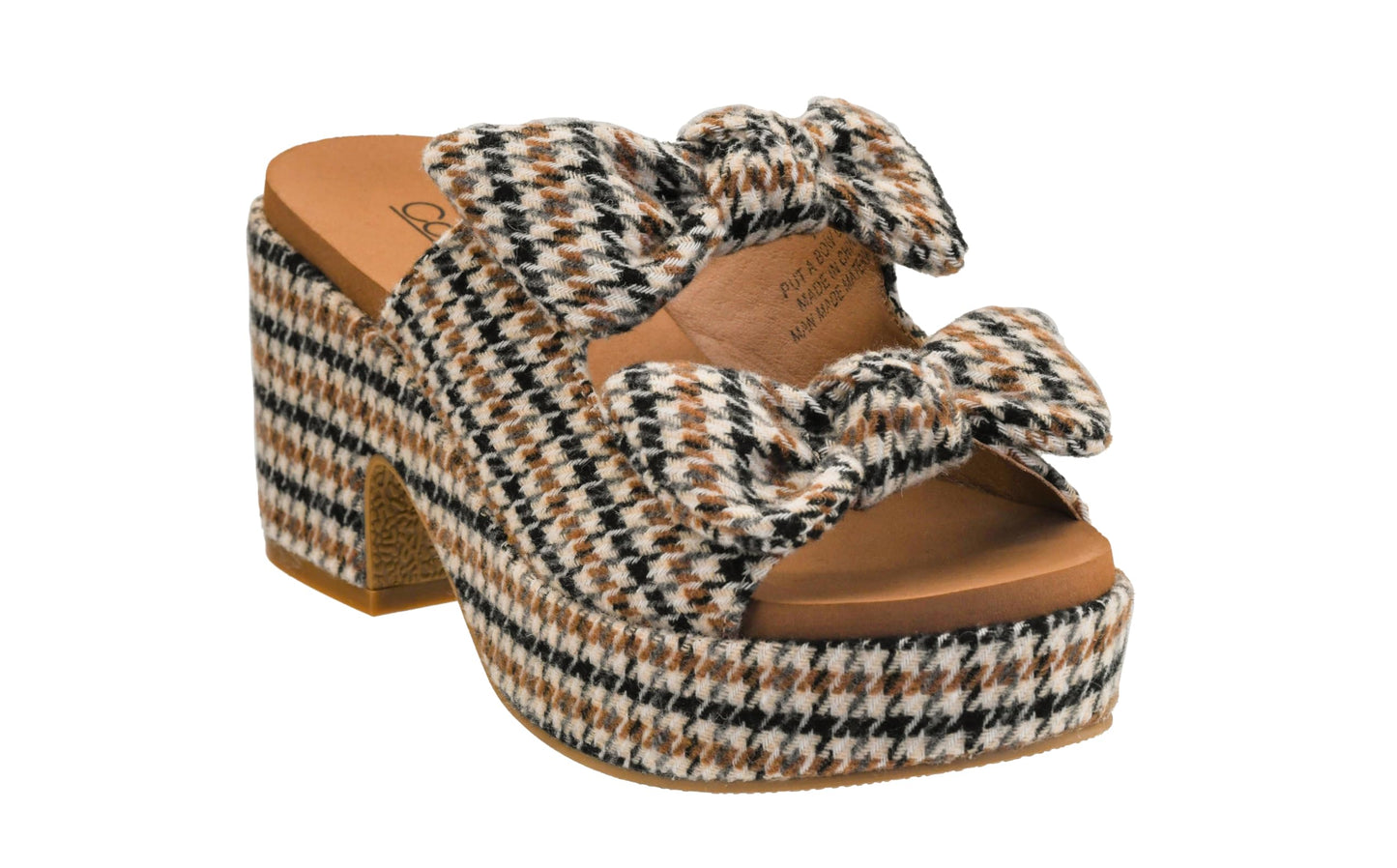 Corkys Footwear Women's Put A Bow On It Heeled Sandal - With A 3.25-Inch heel And 1-Inch platform, Chunky Heel, EVA Insole, and a Stylish Upper With Bows