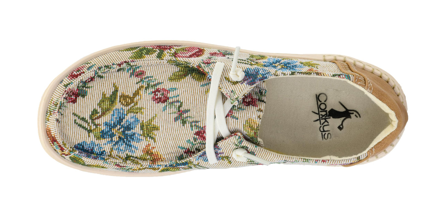 Corkys Footwear Women's Kayak 2 Slip-On Loafer - Featuring a Chic and Versatile Slip-On Design, A Subtle 1-Inch Heel, Cushioned and Removable Insoles for All Day Wear