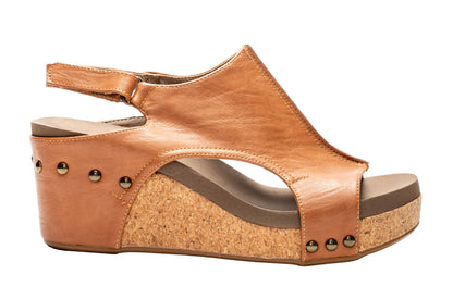 Corkys Footwear Womens Carley Wedges, Featuring Corkys EVA Foam Cushioned Insoles, A 2.5 Inch Heel, Lightweight For All Day Wear, And Hook And Loop Closure