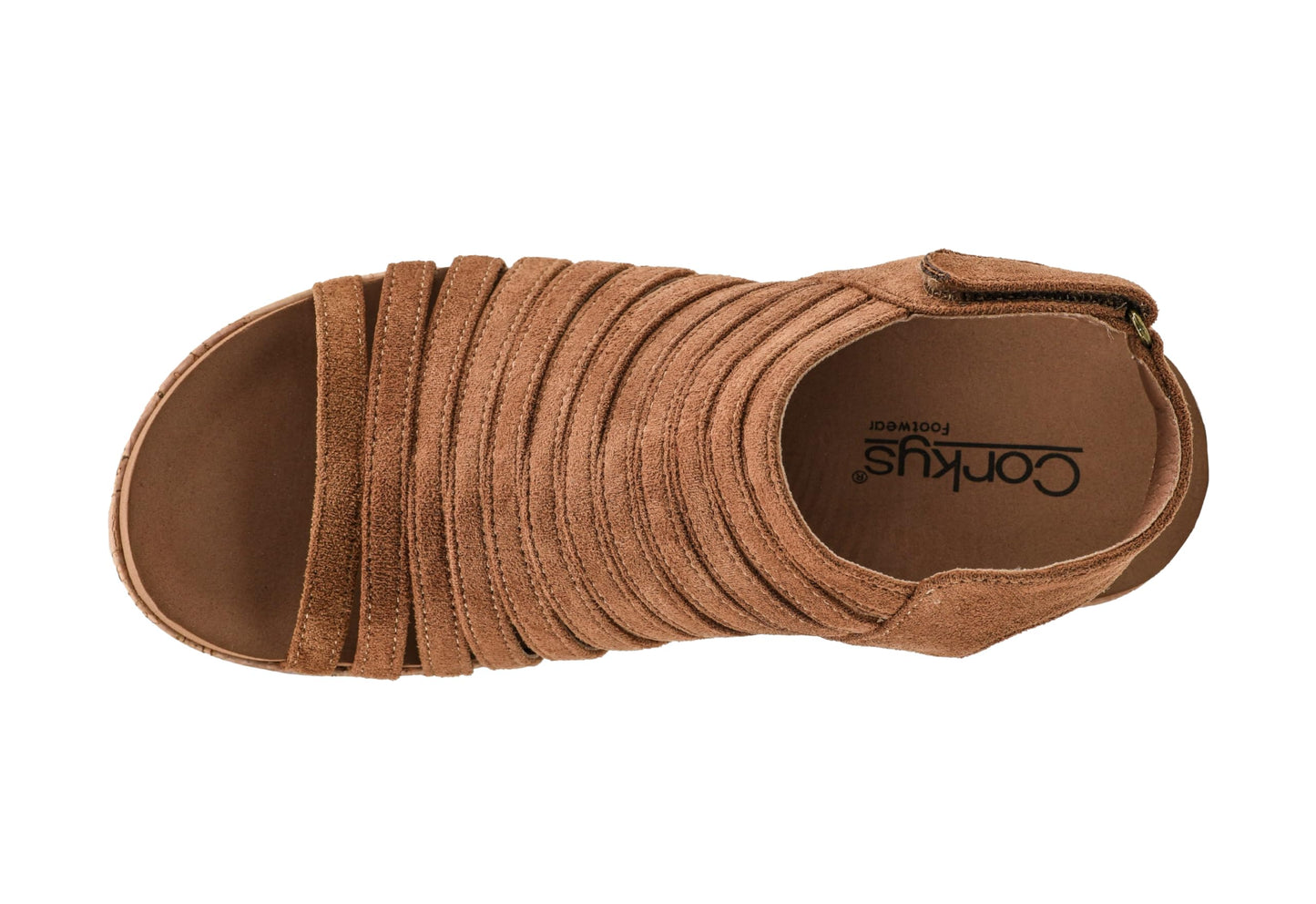 Corkys Footwear Women's Oopsie Daisey Wedge - Featuring a 2.5-Inch Heel, A Strappy and Breathable Upper, Signature Corkys Soft EVA Insoles for All-Day Wear