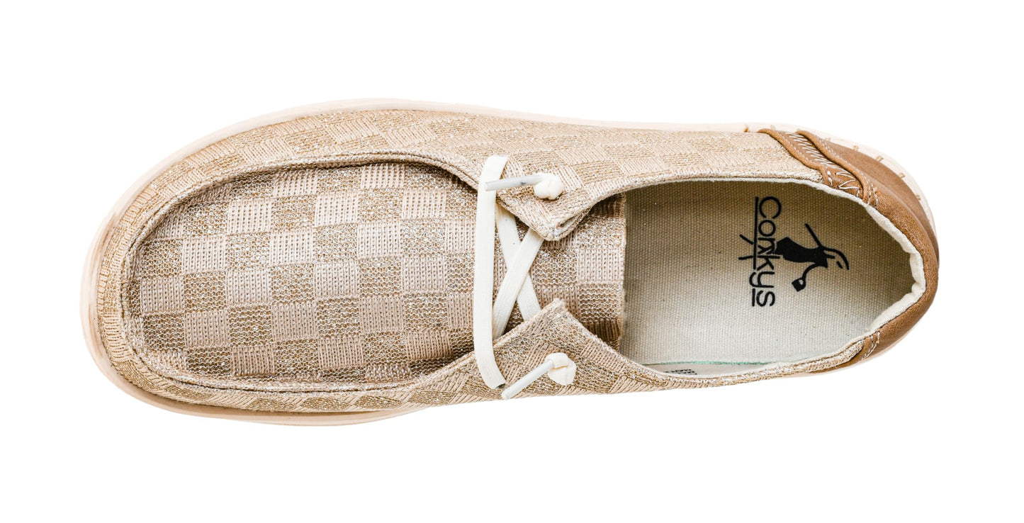 Corkys Footwear Women's Kayak 2 Slip-On Loafer - Featuring a Chic and Versatile Slip-On Design, A Subtle 1-Inch Heel, Cushioned and Removable Insoles for All Day Wear