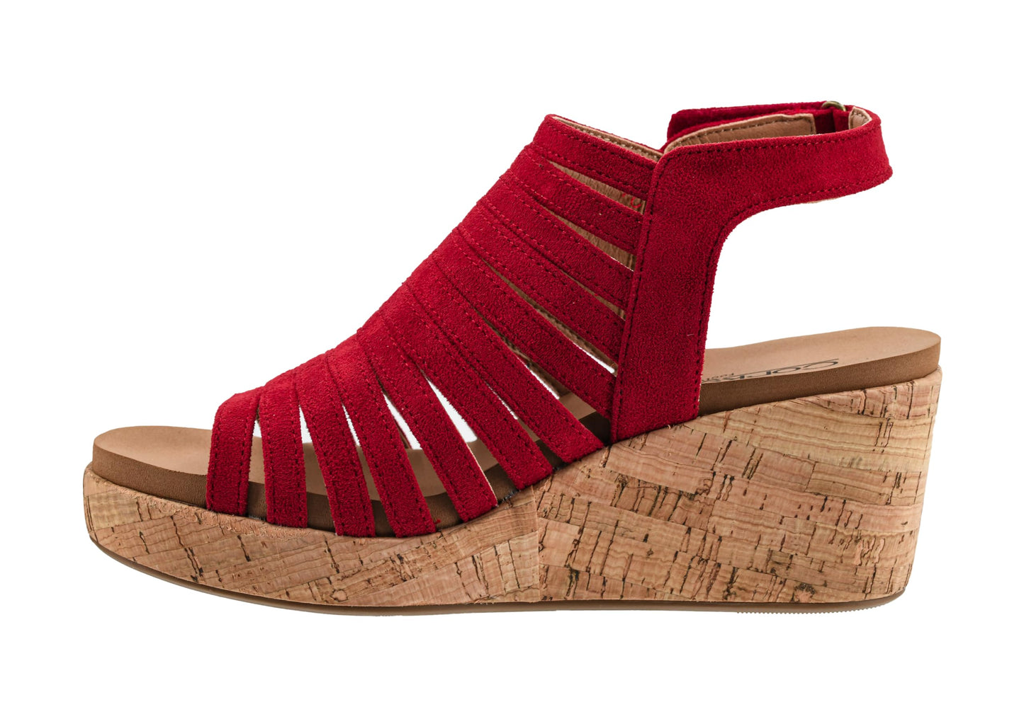 Corkys Footwear Women's Oopsie Daisey Wedge - Featuring a 2.5-Inch Heel, A Strappy and Breathable Upper, Signature Corkys Soft EVA Insoles for All-Day Wear