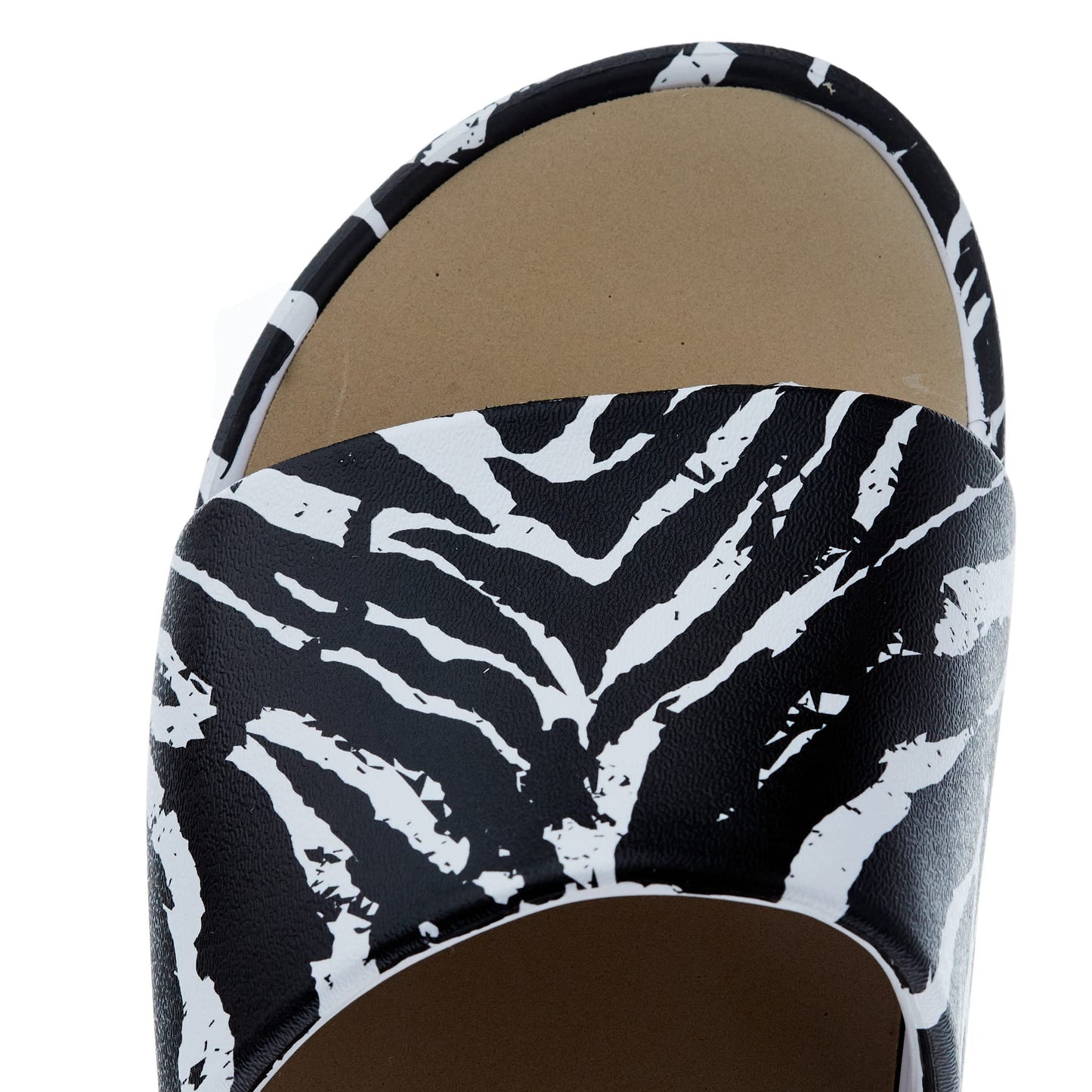 Corkys Footwear Women's Popsicle Zebra Slide
