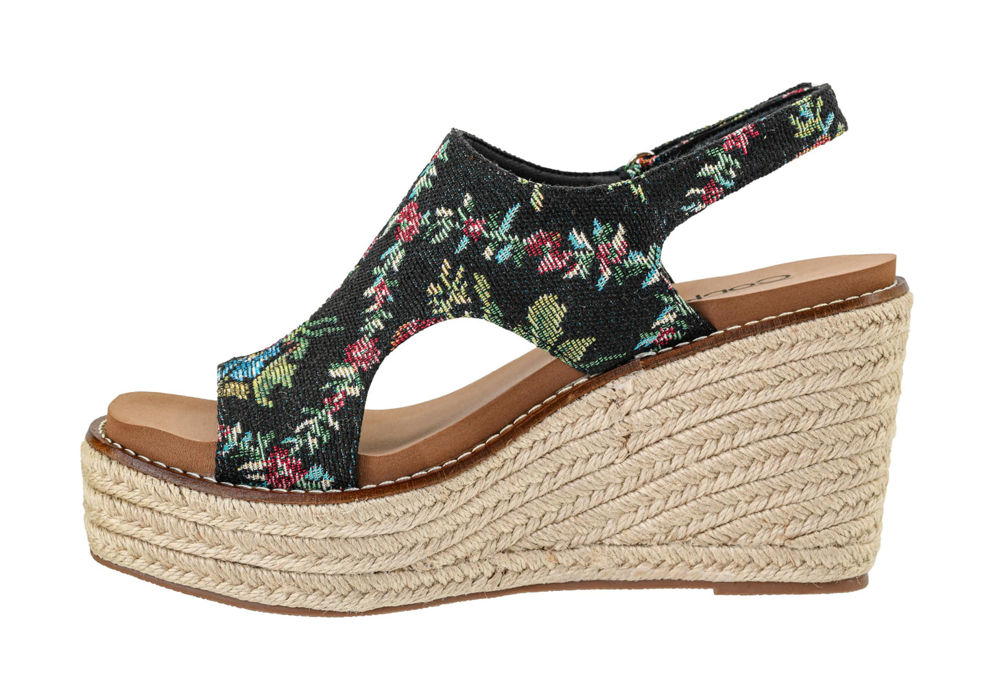 Corkys Footwear Women's Freddie Wedge Sandals with 3.75-Inch Heel and 2-inch Platform- Comfort-Enhancing EVA Insoles, and Stylish Jute Wrapped Bottom Design