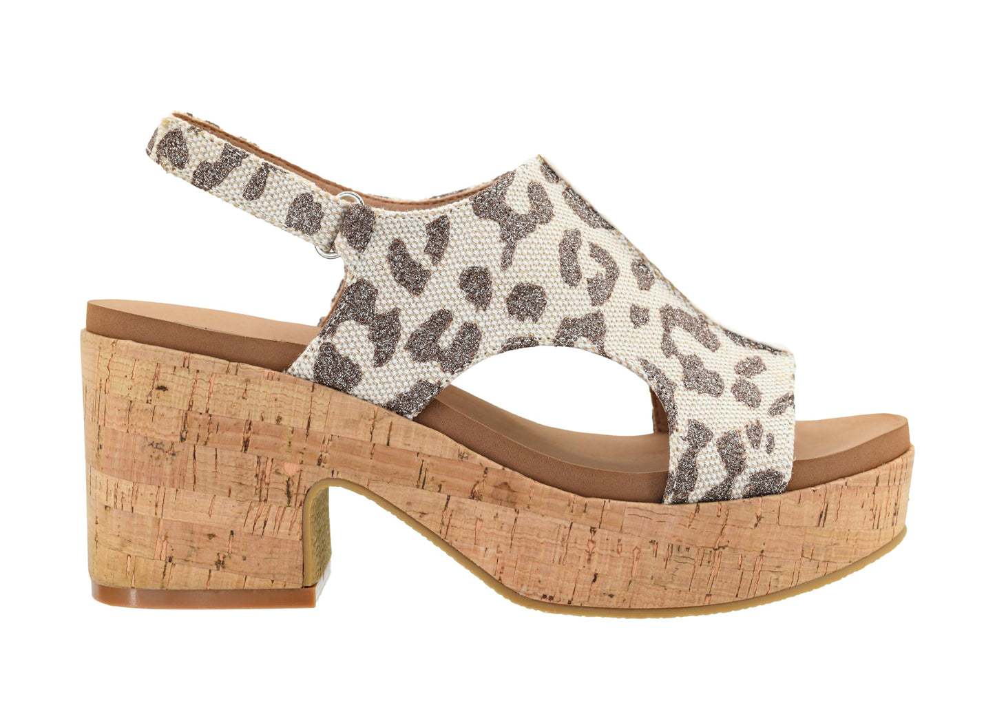 Corkys Footwear Women's Miss Carley Platform Sandal, 3 Inch Heel, Trendy And Comfortable Peep Toe with Adjustable Hook and Loop Strap, Year Round Wear