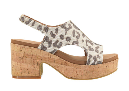 Corkys Footwear Women's Miss Carley Platform Sandal, 3 Inch Heel, Trendy And Comfortable Peep Toe with Adjustable Hook and Loop Strap, Year Round Wear
