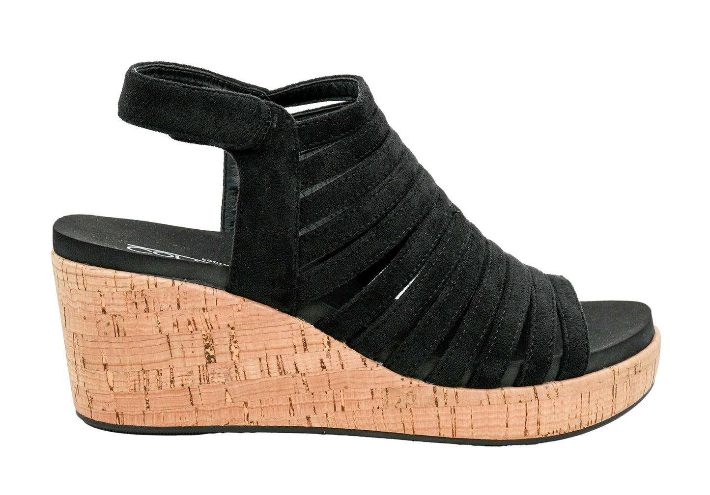 Corkys Footwear Women's Oopsie Daisey Wedge - Featuring a 2.5-Inch Heel, A Strappy and Breathable Upper, Signature Corkys Soft EVA Insoles for All-Day Wear
