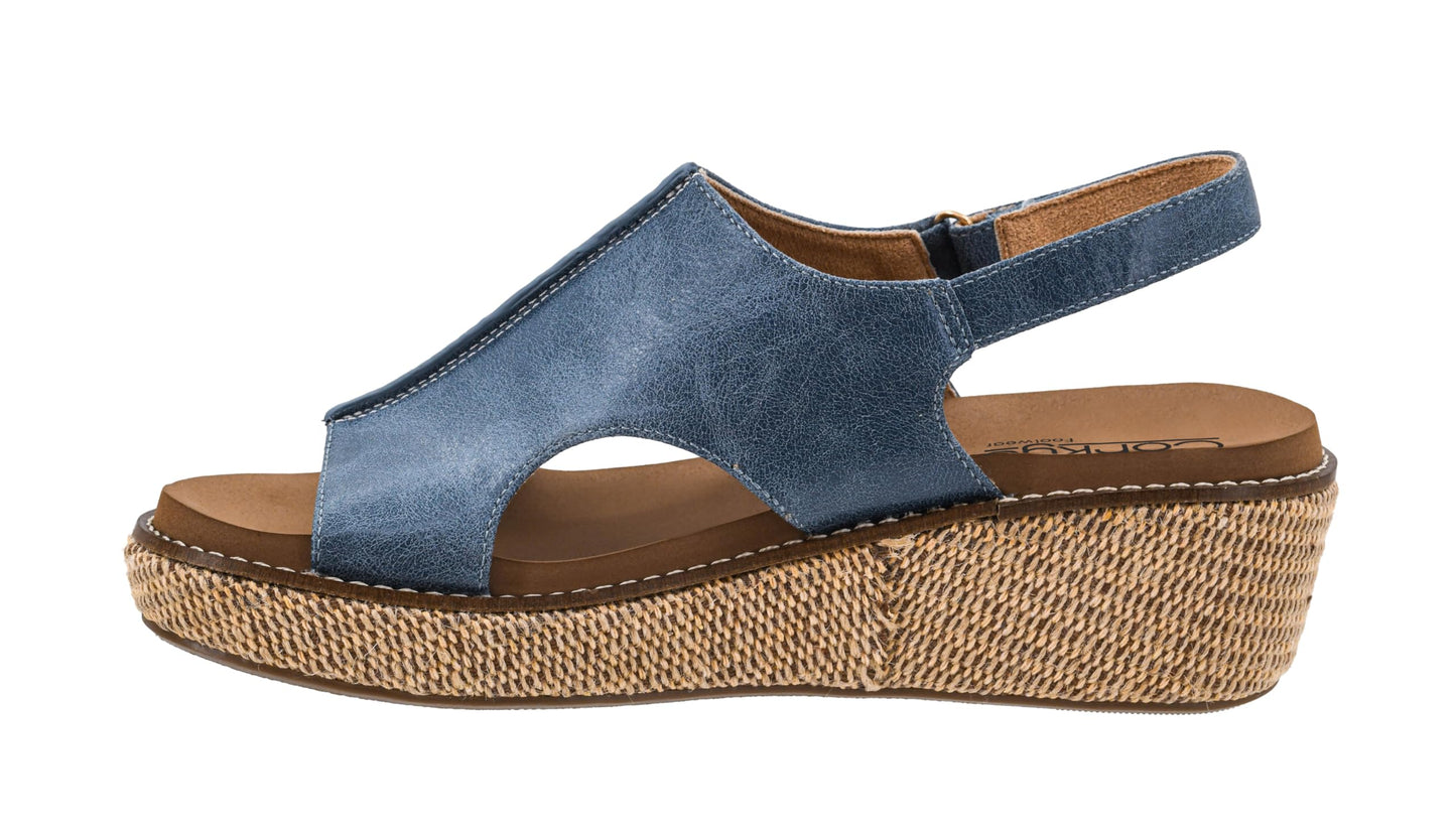 Corkys Footwear Volta Wedge - Chic Elegance Meets All-Year Comfort with a 2-Inch Cork Heel and Marshmallow Insole for Stylish Everyday Wear and All-Day Comfort