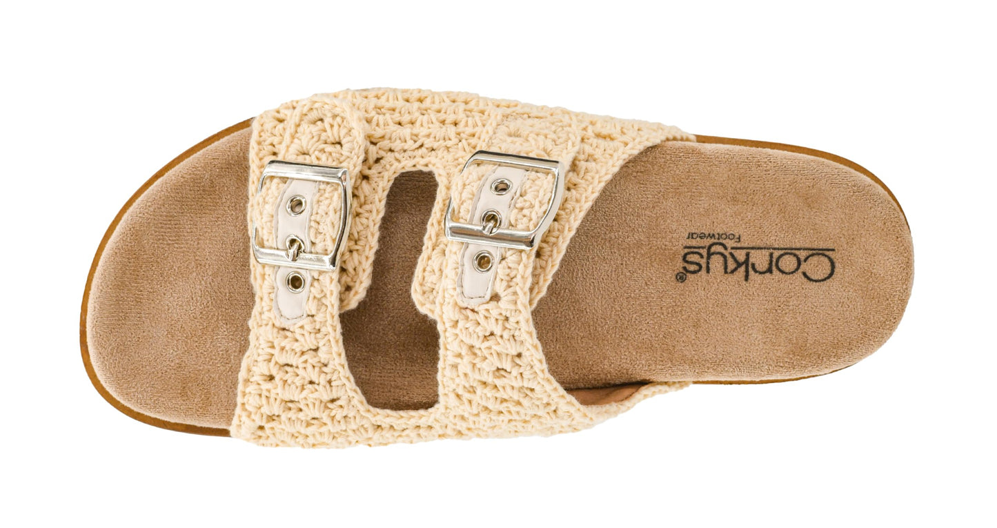 Corkys Footwear Women's Dash Sandals - Featuring Two Straps With Adjustable Buckles, A Soft Lined and Cushioned Insole, and All Day Wear - Chic and Trendy