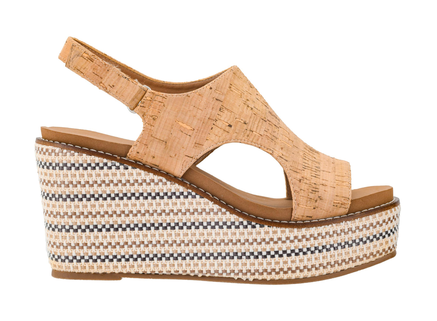 Corkys Footwear Women's Freddie Wedge Sandals with 3.75-Inch Heel and 2-inch Platform- Comfort-Enhancing EVA Insoles, and Stylish Jute Wrapped Bottom Design