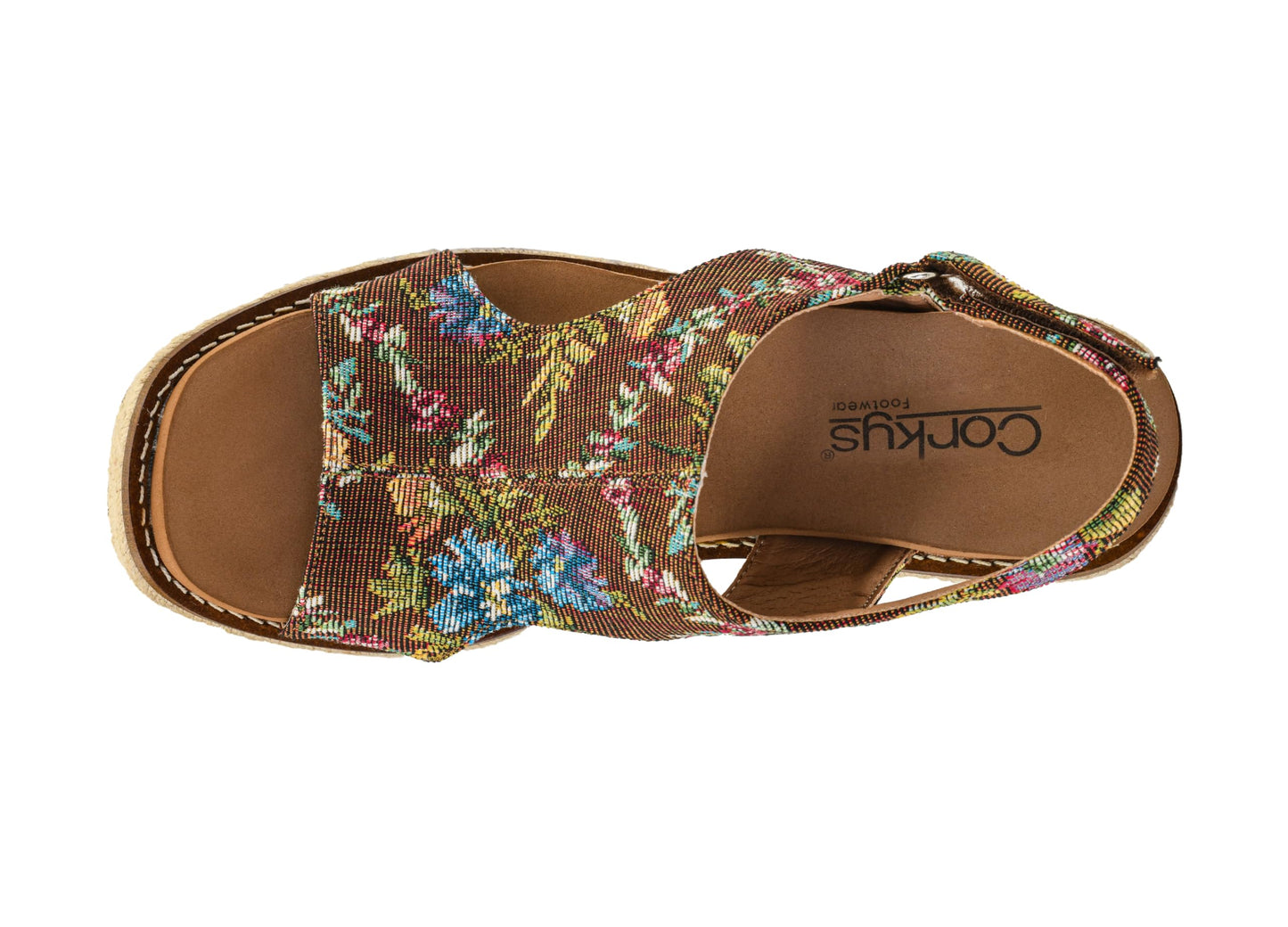 Corkys Footwear Women's Freddie Wedge Sandals with 3.75-Inch Heel and 2-inch Platform- Comfort-Enhancing EVA Insoles, and Stylish Jute Wrapped Bottom Design