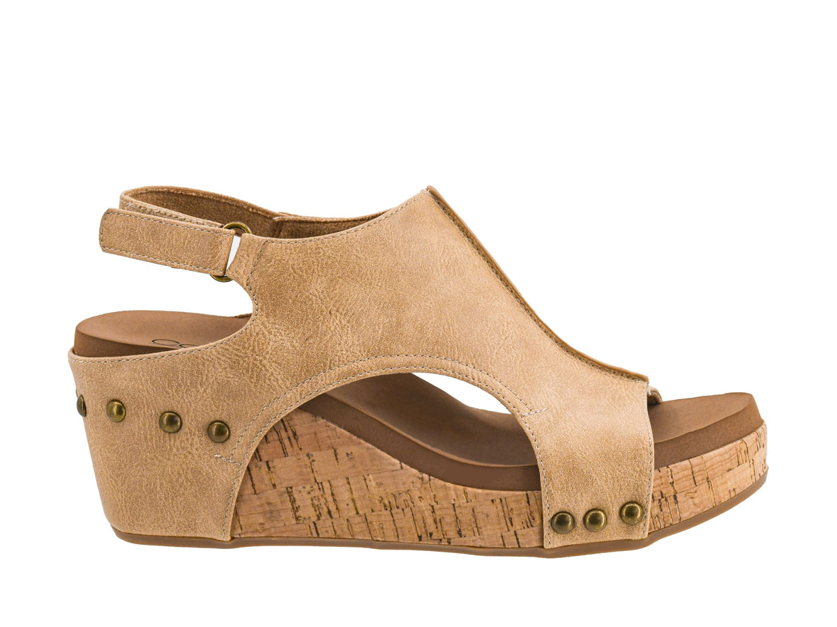 Corkys Carley Wedge Sandal — Cork Platform Heel Built for All-Day Wear