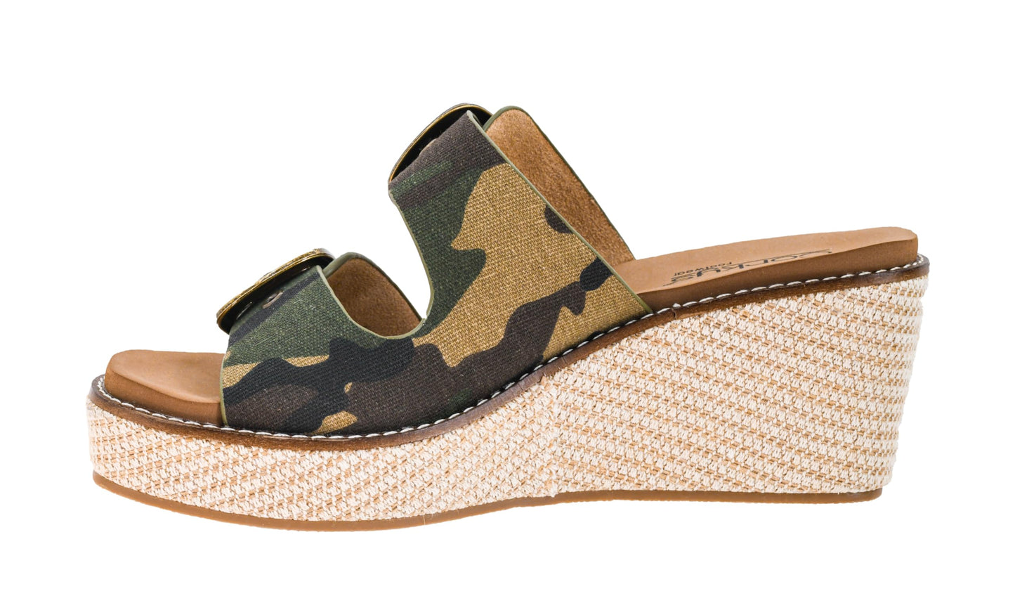 Corkys Footwear Womens 2.5-inch Manifest Wedge - Featuring Two Straps with Adjustable Buckles, Corkys Signature EVA Insoles for All-Day Comfort, and a Wrapped Outsole