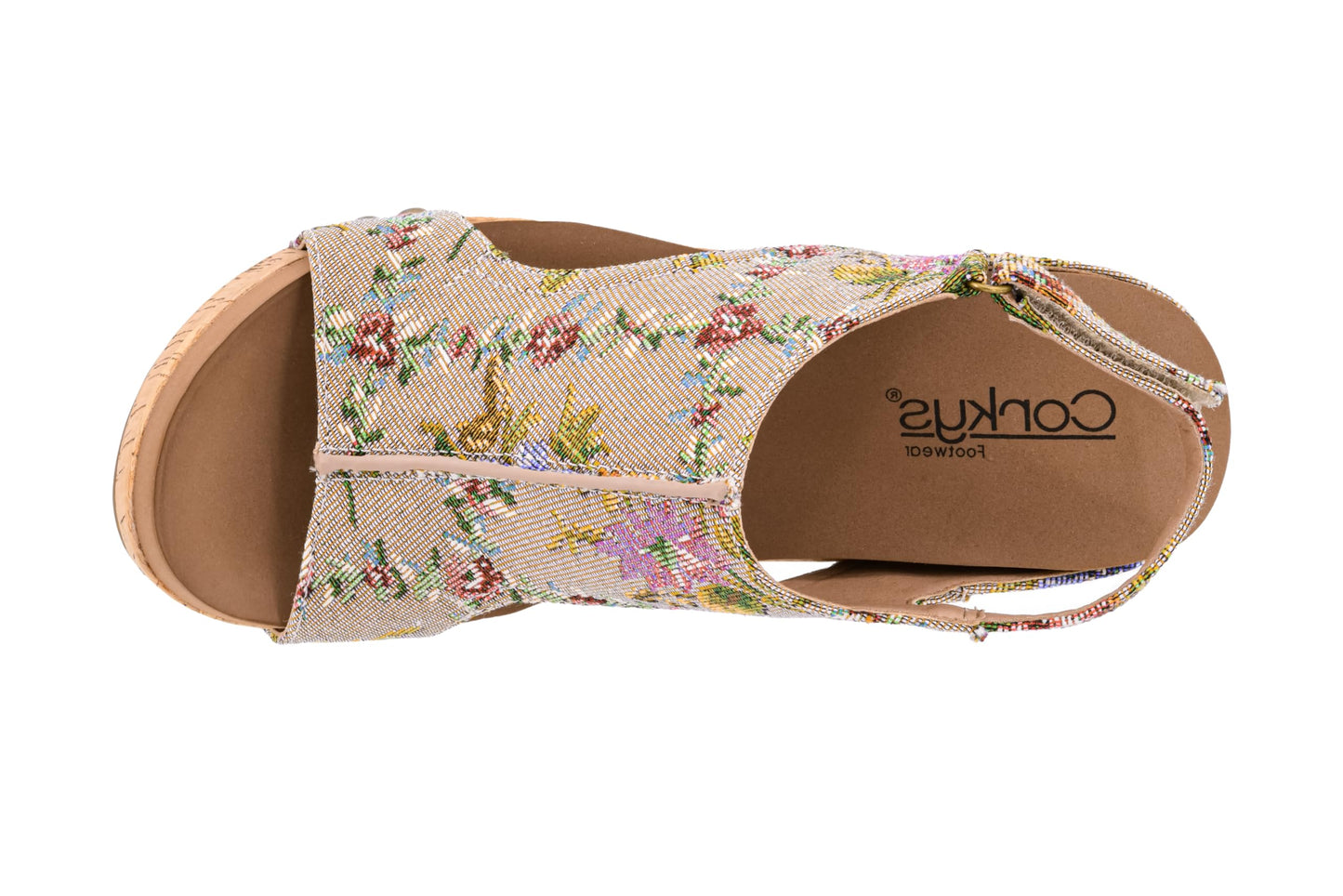 Corkys Footwear Women's Carley Wedges, Featuring Corkys EVA Foam Cushioned Insoles, A 2.5 Inch Heel, Lightweight For All Day Wear, And Hook And Loop Closure