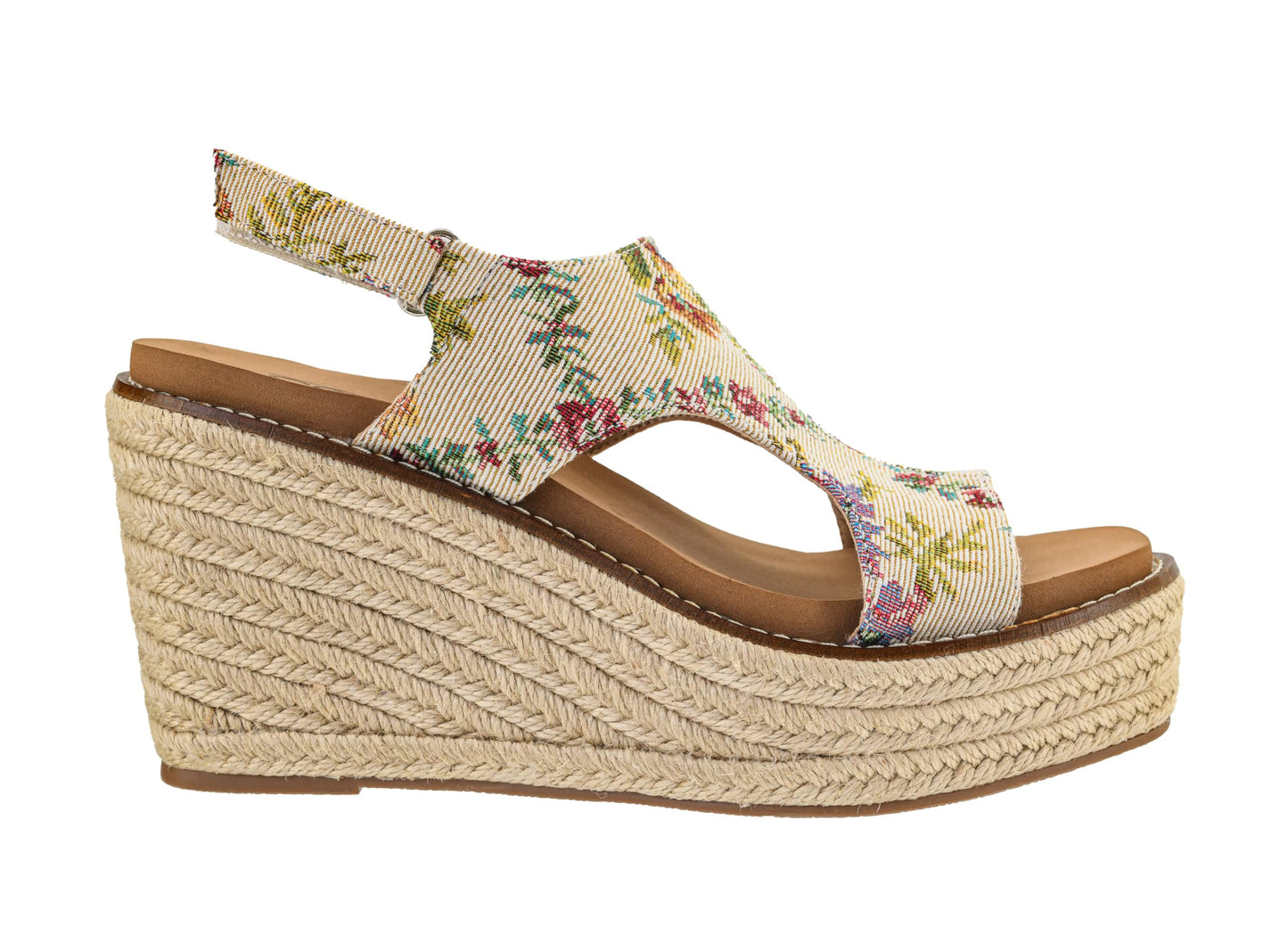 Corkys Footwear Women's Freddie Wedge Sandals with 3.75-Inch Heel and 2-inch Platform- Comfort-Enhancing EVA Insoles, and Stylish Jute Wrapped Bottom Design