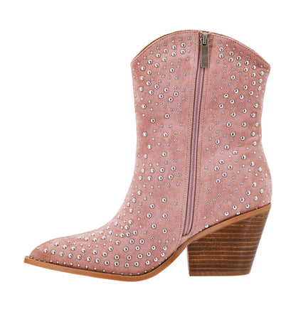 Corkys Footwear Women's Lowlights Studded Bootie
