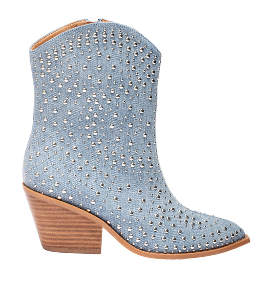 Corkys Footwear Women's Lowlights Studded Bootie